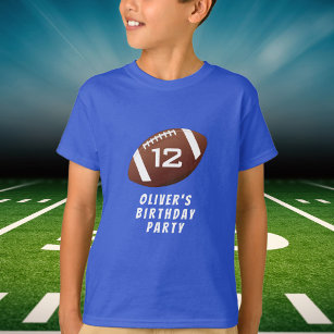 Football Ball Birthday Party Guest of Honour T-Shirt
