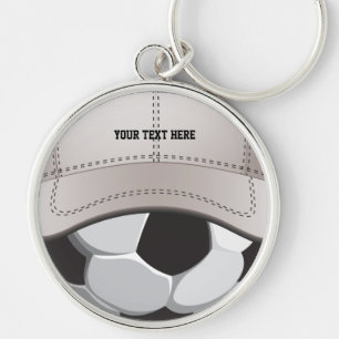 Football Ball Hat Keychain