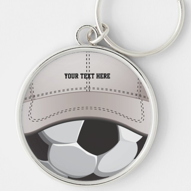 Football Ball Hat Keychain (Front)