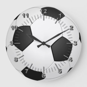 Football ball large clock