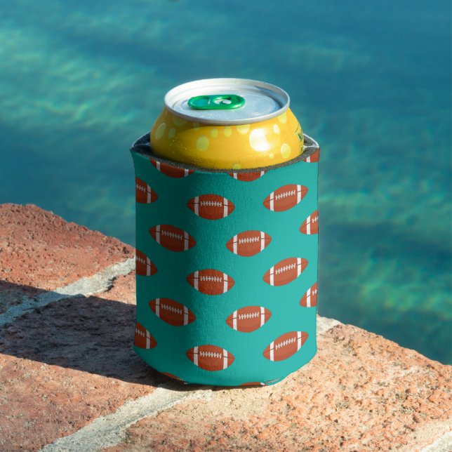 Football Ball Pattern Can Cooler (In Situ Pool)