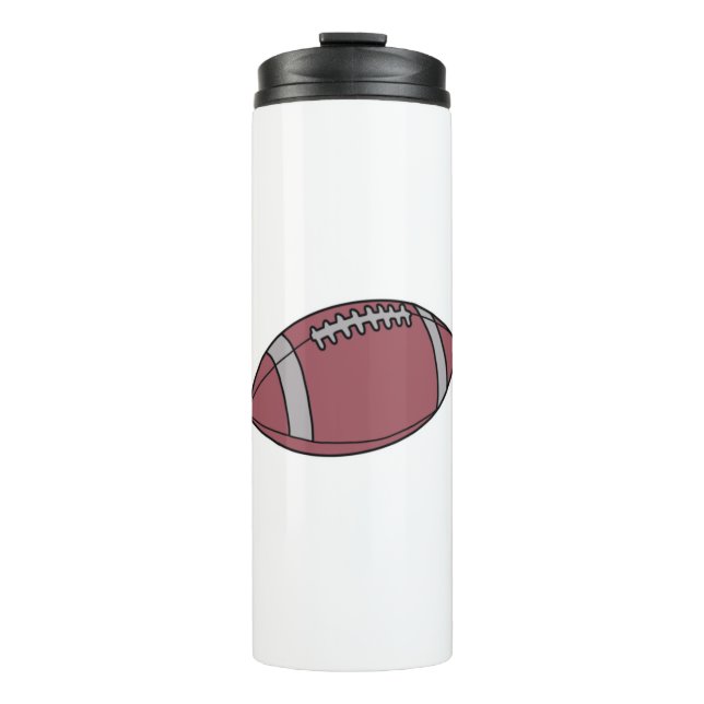 Football Ball Thermal Tumbler (Front)