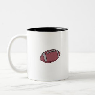 Football Ball Two-Tone Coffee Mug