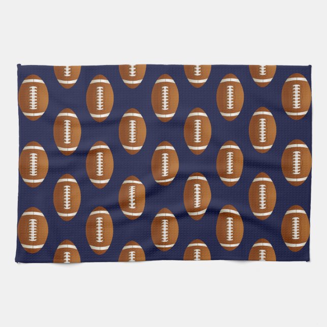Football Balls Sports Tea Towel (Horizontal)