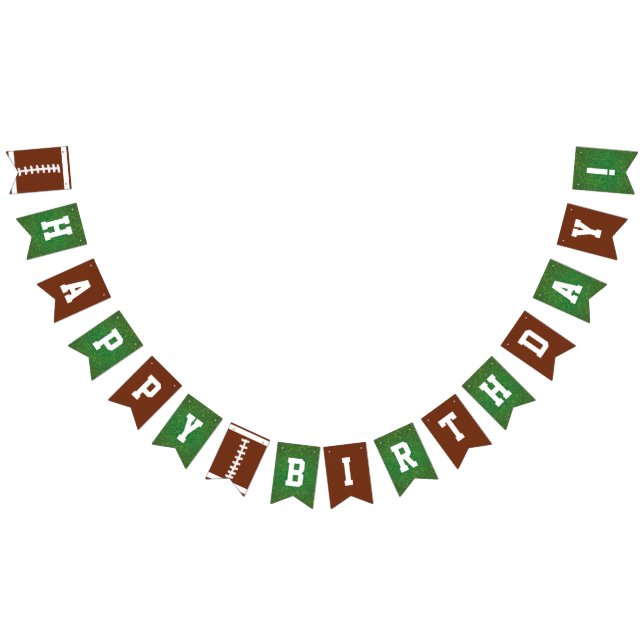 Football Banner with Personal Message (All)