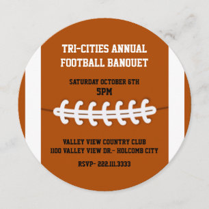 Football Banquet Invitation