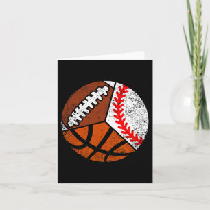 Football Baseball Basketball Player Funny Ball Spo Card