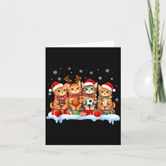 Football Baseball Basketball Player Funny Srt Chri Card (Front)