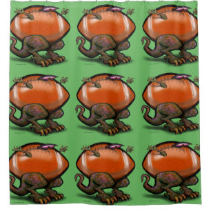 Football Beast Shower Curtain