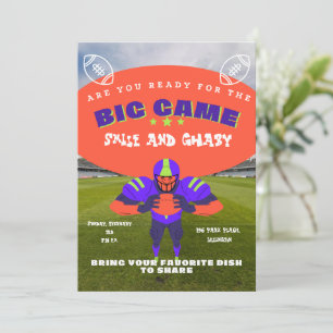 Football Big Game Watch Party Invitations