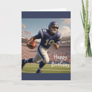 Football Birthday Card