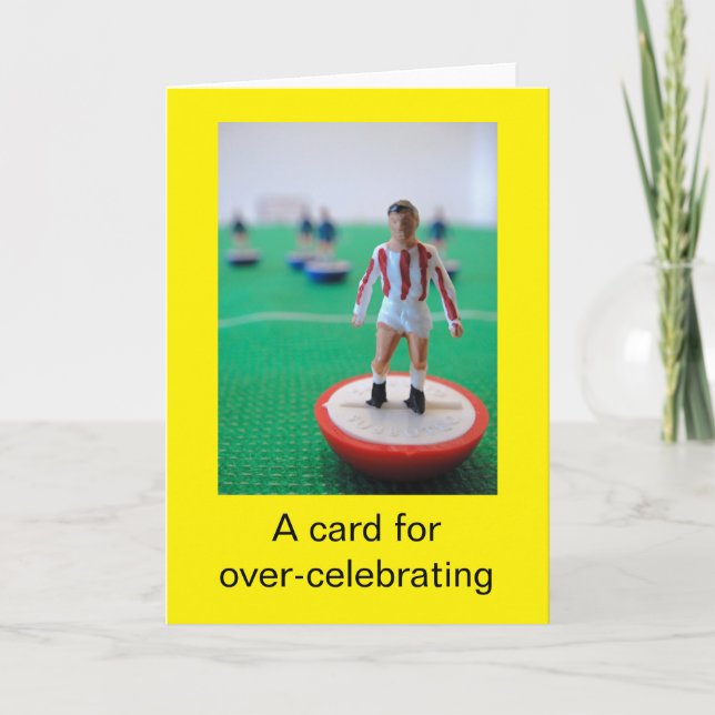 Football birthday card (Front)