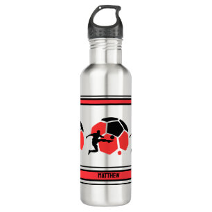 Football Birthday Gift, Football Player Team 710 Ml Water Bottle