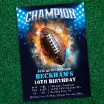 Football Birthday Invitation<br><div class="desc">Football Birthday Football Stadium Boy Birthday Invitation Digital football birthday digital football invitation American Football invitation Printed football invitation Sprinted football birthday invitations digital football invite Boys Football party invitation Superbowl Digital football party</div>