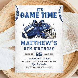 Football Birthday Invitation