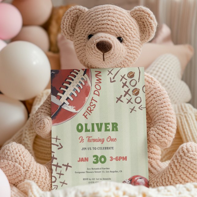 Football Birthday Invite (Creator Uploaded)