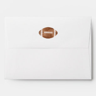 Football Birthday Party Envelope