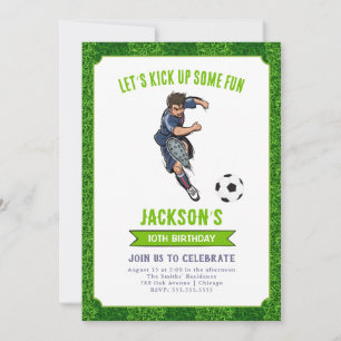 Football Birthday Party Invitation