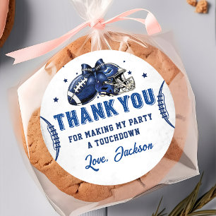 Football Birthday Sticker