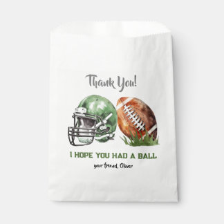 Football Birthday Thank You Favour Bags