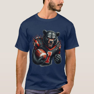 Football Black Bear T-Shirt