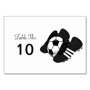 Football Boots Table Number