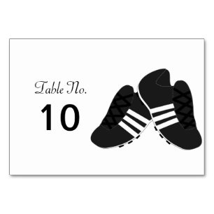 Football Boots Table Number