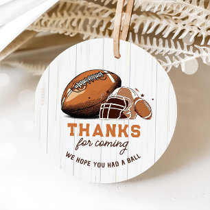 Football Boy Birthday Favour Tags