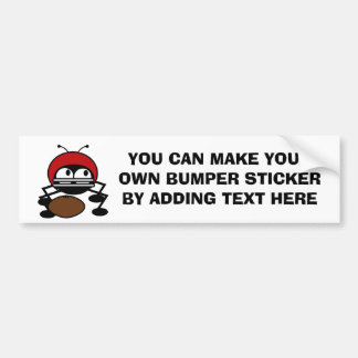 Football Bug T-shirts and Gifts Bumper Sticker