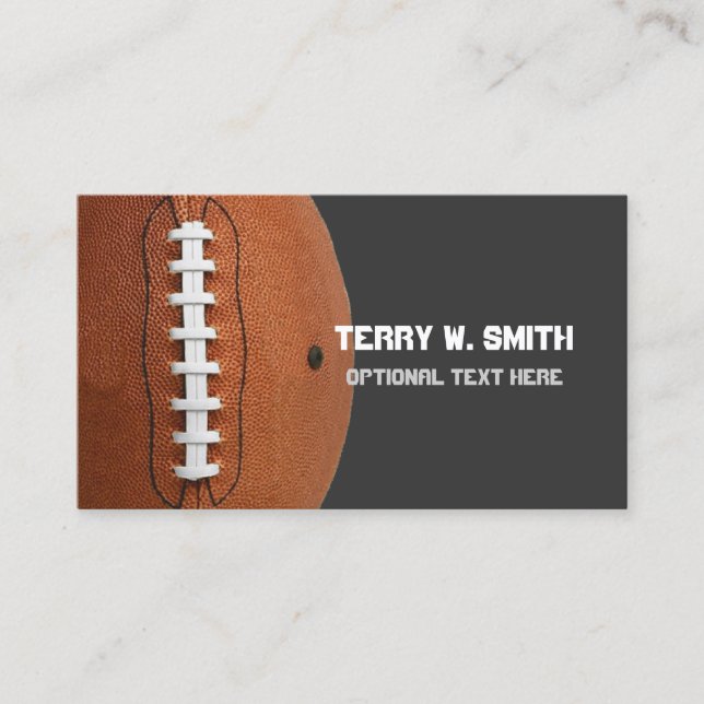 Football Business Card (Front)