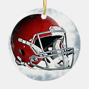 Football Ceramic Ornament