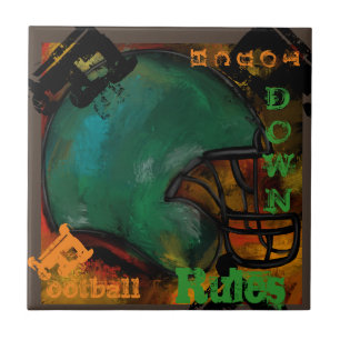 FOOTBALL CERAMIC TILE