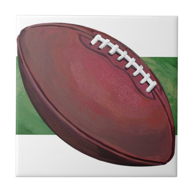 Football Ceramic Tile (Front)
