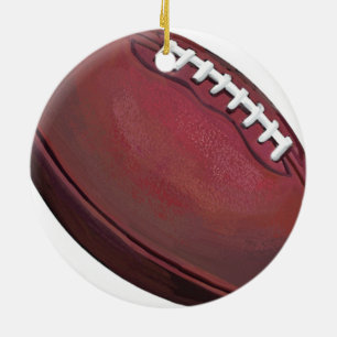 Football Ceramic Tree Decoration