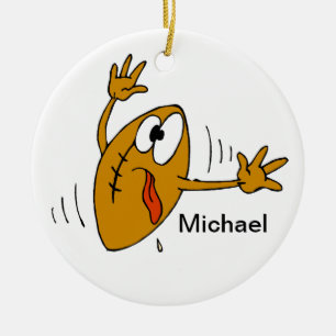 Football Ceramic Tree Decoration