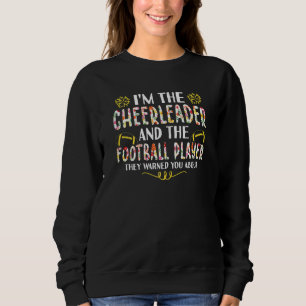Football Cheer Graphic Women Girls Cheerleader 1 Sweatshirt