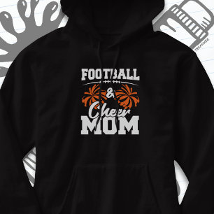 Football Cheer Mum High School Sports Cheerleading Hoodie