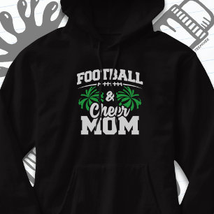 Football Cheer Squad School Sports Games Proud Mum Hoodie