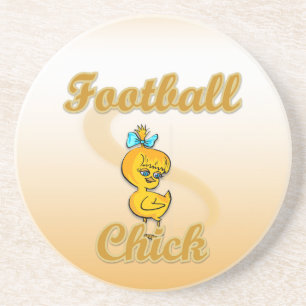Football Chick Coaster