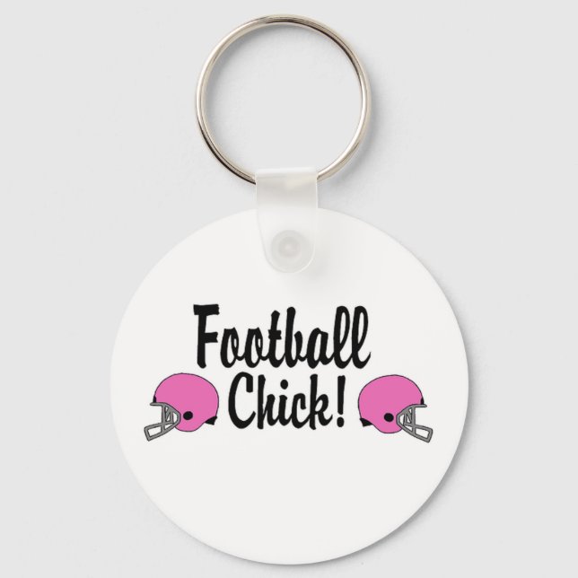 Football Chick! Key Ring (Front)