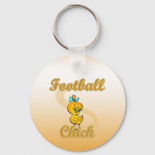 Football  Chick Key Ring