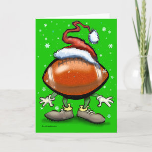 Football Christmas Holiday Card