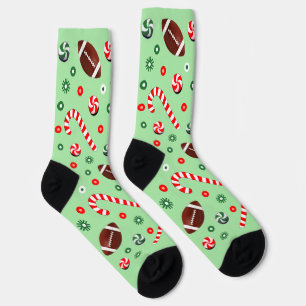 Football Christmas Holiday Gifts Socks