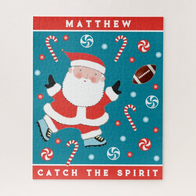 Football Christmas Jigsaw Puzzle (Vertical)