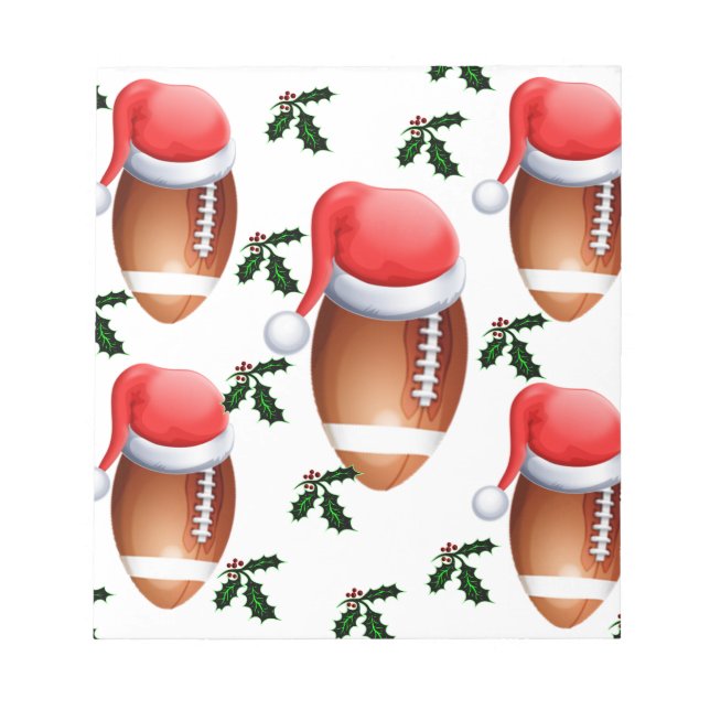 FOOTBALL CHRISTMAS NOTEPAD (Front)