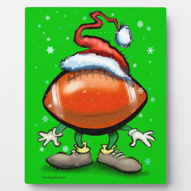 Football Christmas Plaque (Front)