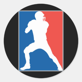 Football Classic Round Sticker
