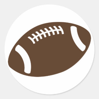 Football Classic Round Sticker