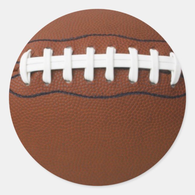 Football Classic Round Sticker (Front)