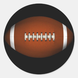 Football Classic Round Sticker